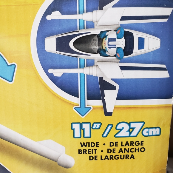 Hasbro Star Wars Young Jedi Adventures Nubs Blue and White Starfighter - Picture 3 of 6